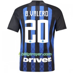 Billige Fotballdrakter Inter B.Valero 20 Hjemmedraktsett 2018/19 Kortermet